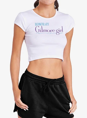 Gilmore Girls Honorary Girl Cap Sleeve Baby Rib Women's Crop Top