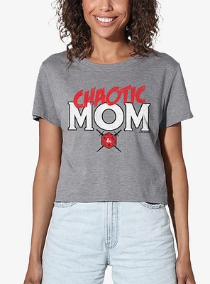 Dungeons & Dragons Chaotic Mom Women's Crop Top T-Shirt