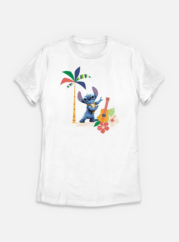 Disney Lilo & Stitch Live Action Dancing Hula Womens T-Shirt