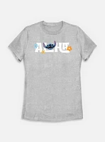 Disney Lilo & Stitch Live Action Aloha Face Womens T-Shirt
