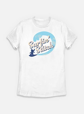Disney Lilo & Stitch Live Action Surfing Womens T-Shirt