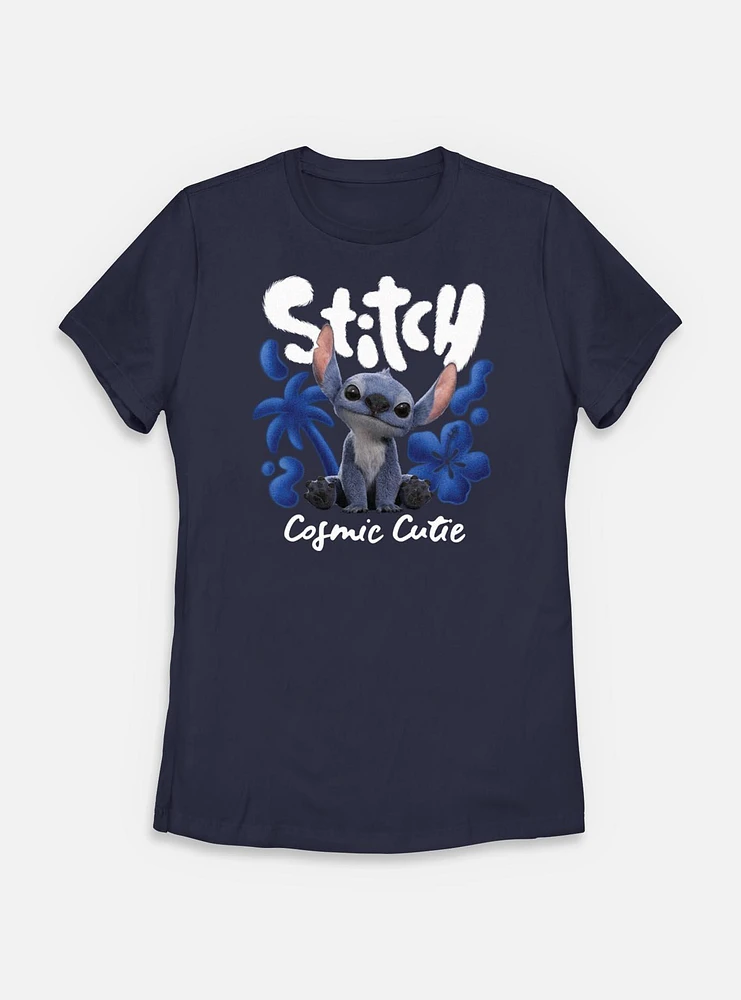 Disney Lilo & Stitch Live Action Cosmic Cutie Womens T-Shirt