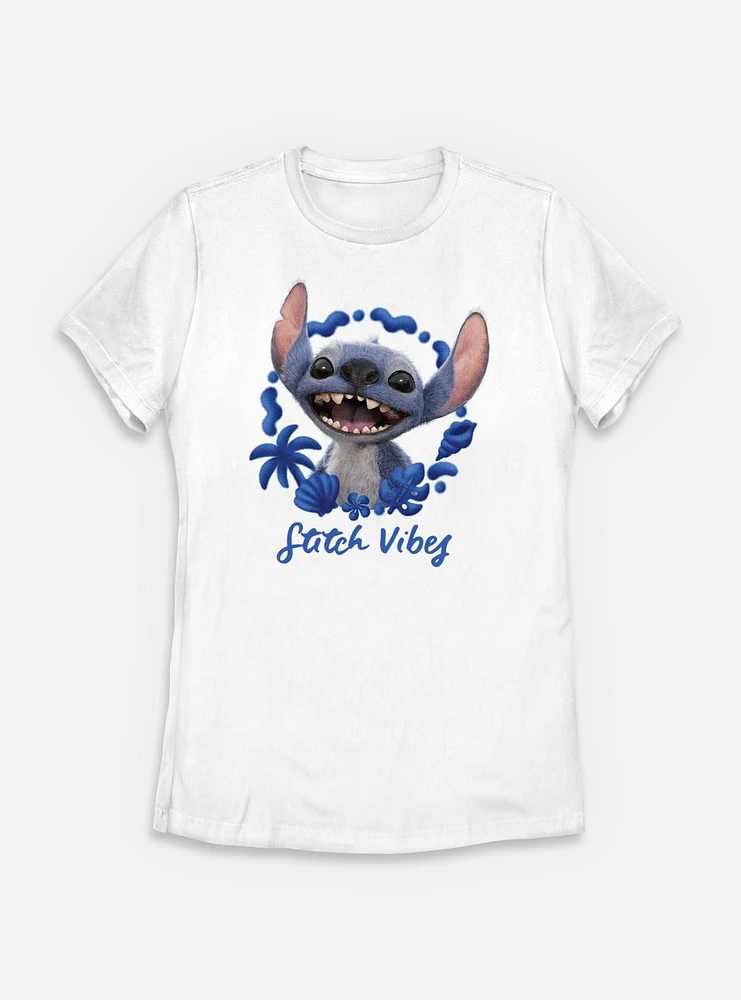 Disney Lilo & Stitch Live Action Vibes Womens T-Shirt