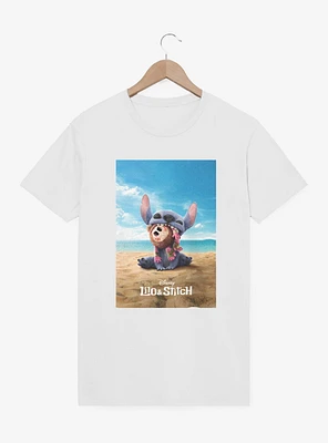 Disney Lilo & Stitch Live Action Beach Poster T-Shirt
