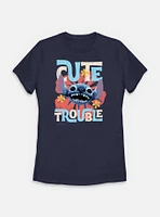 Disney Lilo & Stitch Live Action Cute Trouble Womens T-Shirt