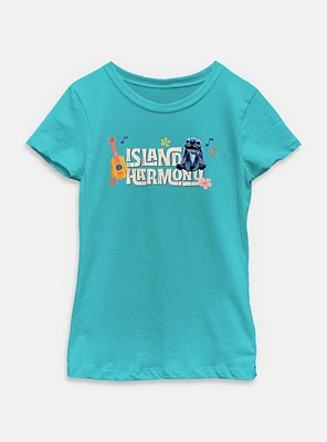 Disney Lilo & Stitch Live Action Island Harmony Youth Girls T-Shirt