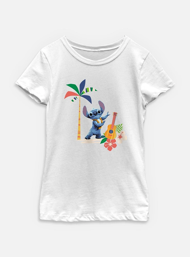 Disney Lilo & Stitch Live Action Dancing Hula Youth Girls T-Shirt