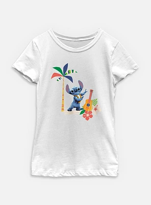 Disney Lilo & Stitch Live Action Dancing Hula Youth Girls T-Shirt