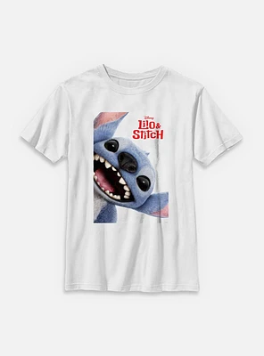 Disney Lilo & Stitch Live Action Face Poster Youth T-Shirt