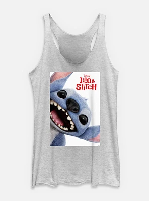 Disney Lilo & Stitch Live Action Face Poster Womens Tank Top