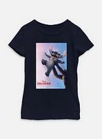 Disney Lilo & Stitch Live Action And Rafiki Poster Youth Girls T-Shirt