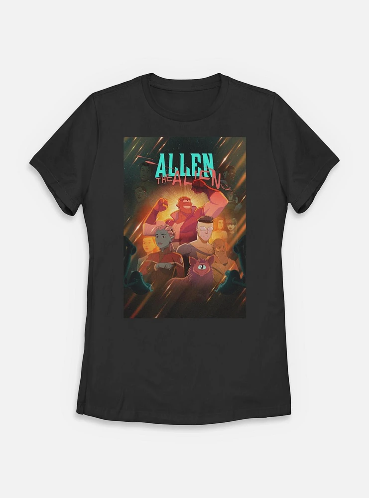 Invincible Allen The Alien Womens T-Shirt