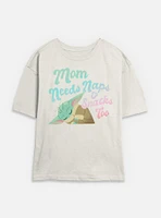 Star Wars The Mandalorian Mom Needs Naps And Snacks Too Womens Skimmer T-Shirt