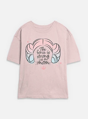 Star Wars The Force Is Strong With This Mom Womens Skimmer T-Shirt