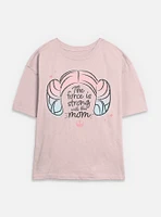Star Wars The Force Is Strong With This Mom Womens Skimmer T-Shirt