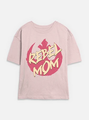 Star Wars Rebel Mom Womens Skimmer T-Shirt