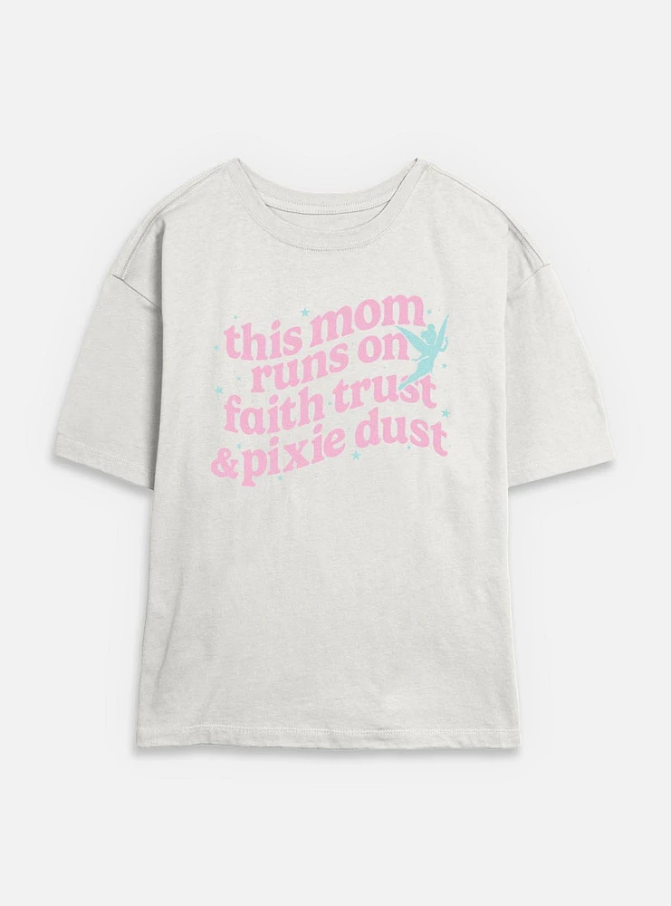 Disney Tinker Bell Mom Dust Womens Skimmer T-Shirt