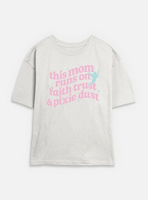 Disney Tinker Bell Mom Dust Womens Skimmer T-Shirt