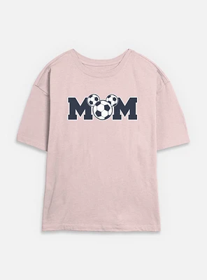 Disney Mickey Mouse Soccer Mom Womens Skimmer T-Shirt