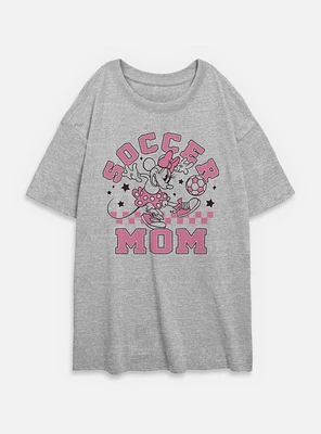Disney Minnie Mouse Soccer Mom Womens Oversized T-Shirt
