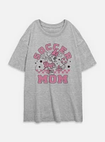 Disney Minnie Mouse Soccer Mom Womens Oversized T-Shirt