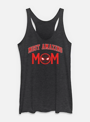 Marvel Spider-Man Most Amazing Collegiate Mom Womens Tank Top