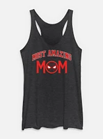 Marvel Spider-Man Most Amazing Collegiate Mom Womens Tank Top