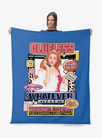 Clueless More Runways Silk Touch Sherpa Throw Blanket