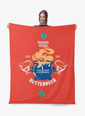 Harry Potter Leaky Cauldron 40x50" Silk Touch Throw Blanket