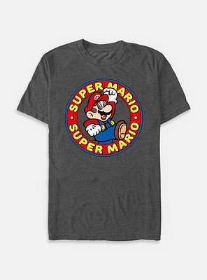Nintendo Super Mario Circle Logo T-Shirt