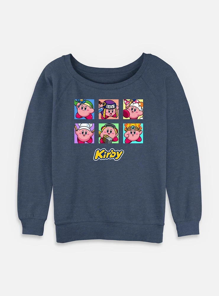 Nintendo Kirby Costumes Womens Slouchy Sweatshirt