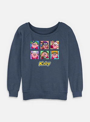 Nintendo Kirby Costumes Womens Slouchy Sweatshirt