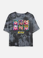 Nintendo Kirby Costumes Tie-Dye Womens Crop T-Shirt