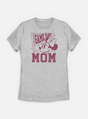 Disney Minnie Mouse Game Day Mom Womens T-Shirt