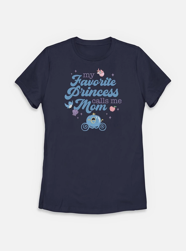 Disney Princesses My Favorite Princess Calls Me Mom Womens T-Shirt