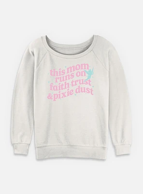 Disney Tinker Bell Mom Dust Womens Slouchy Sweatshirt