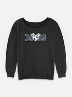 Disney Mickey Mouse Soccer Mom Womens Slouchy Sweatshirt