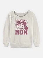 Disney Mickey Mouse Game Day Mom Womens Slouchy Sweatshirt