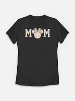 Disney Minnie Mouse Floral Mom Womens T-Shirt