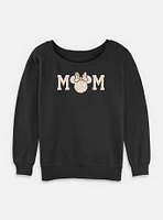 Disney Minnie Mouse Floral Mom Womens Slouchy Sweatshirt
