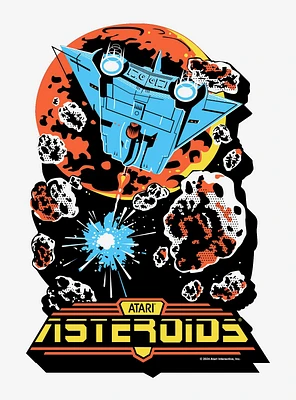 Atari Asteroids Pop Art Logo Chunky Magnet