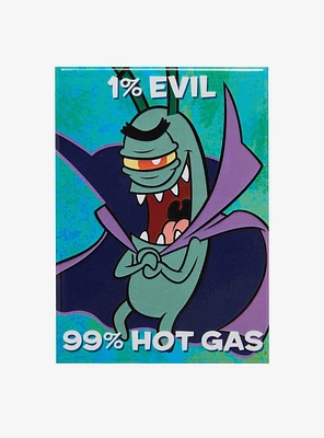 SpongeBob SquarePants Plankton 99% Hot Gas Flat Magnet