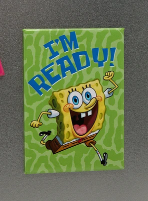 SpongeBob SquarePants I'm Ready Flat Magnet