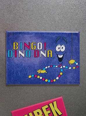 Jurassic Park Mr. DNA Bingo Flat Magnet