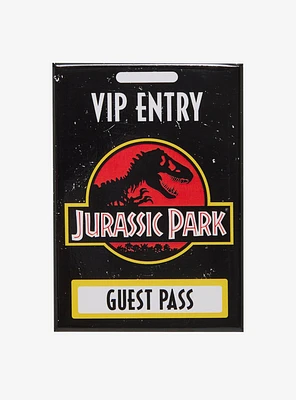 Jurassic Park VIP Guest Pass Flat Magnet