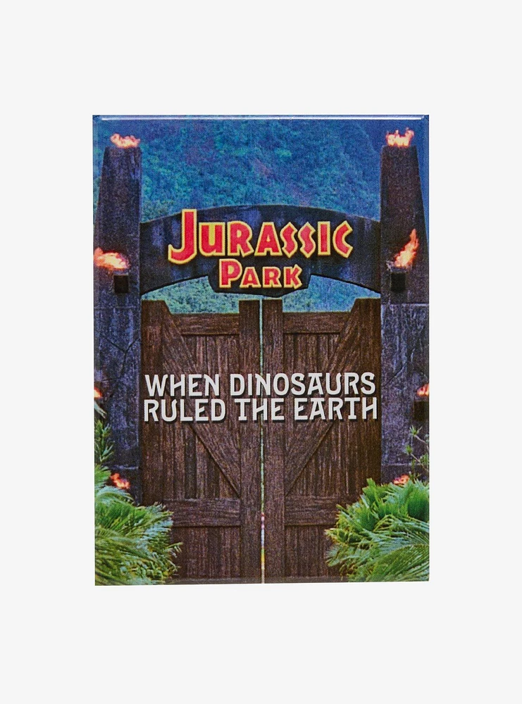 Jurassic Park Opening Gate Flat Magnet