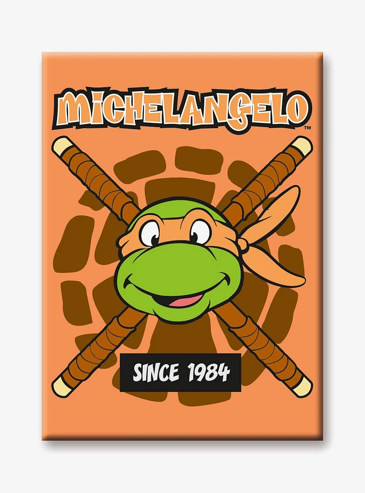Teenage Mutant Ninja Turtles Michelangelo Flat Magnet