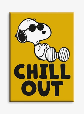 Peanuts Snoopy Chill Out Flat Magnet