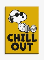 Peanuts Snoopy Chill Out Flat Magnet