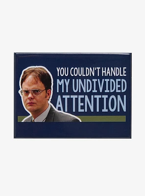 The Office Dwight Schrute Undivided Attention Flat Magnet